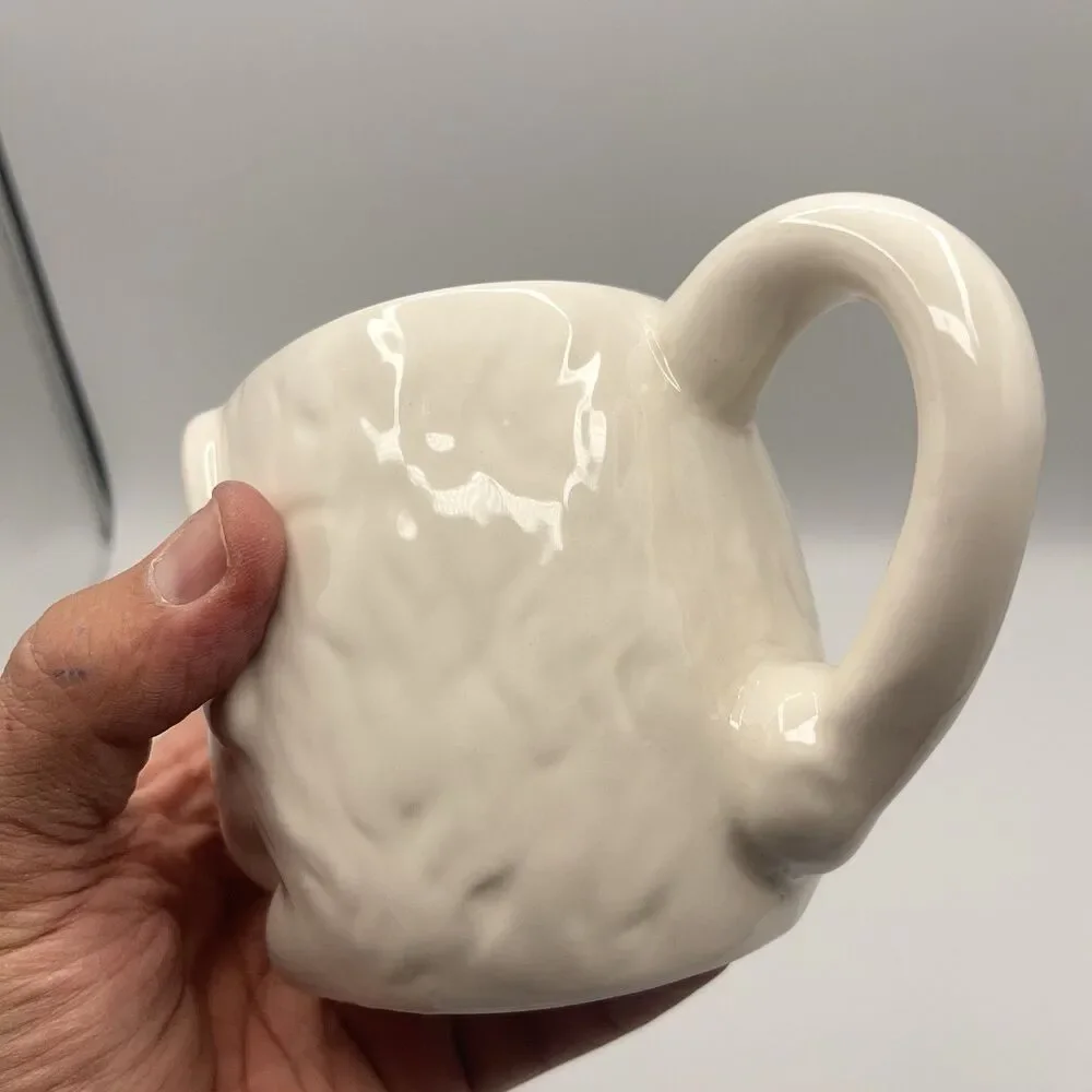 2 Williams Sonoma Figural Bunny Rabbit Mug 